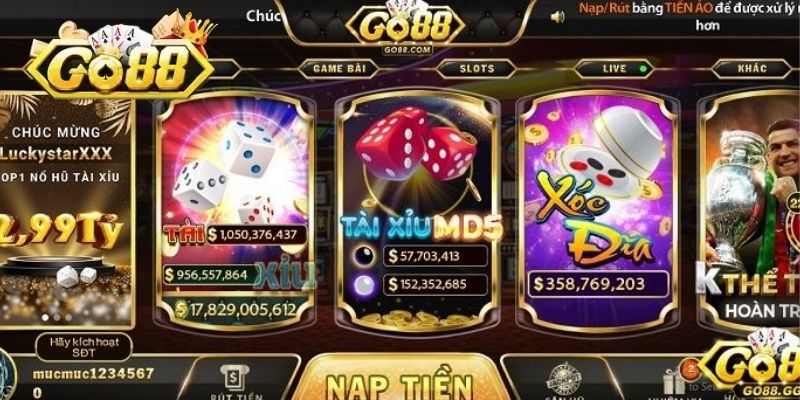 Cách đặt cược trên GO88 cơ bản