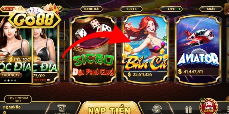 Đôi nét về sảnh bắn cá GO88