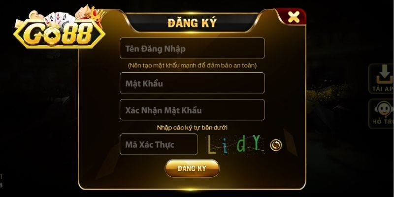 Hướng dẫn người mới chi tiết các bước đăng ký GO88