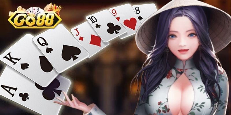 Tiến Lên Miền Nam GO88 sử dụng bộ bài Tây 52 lá quen thuộc